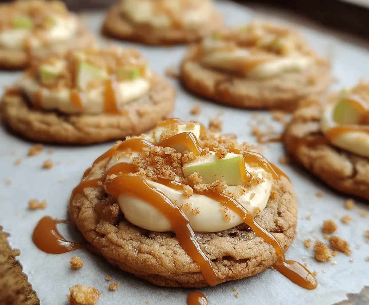 Delicious Caramel Apple Cookies