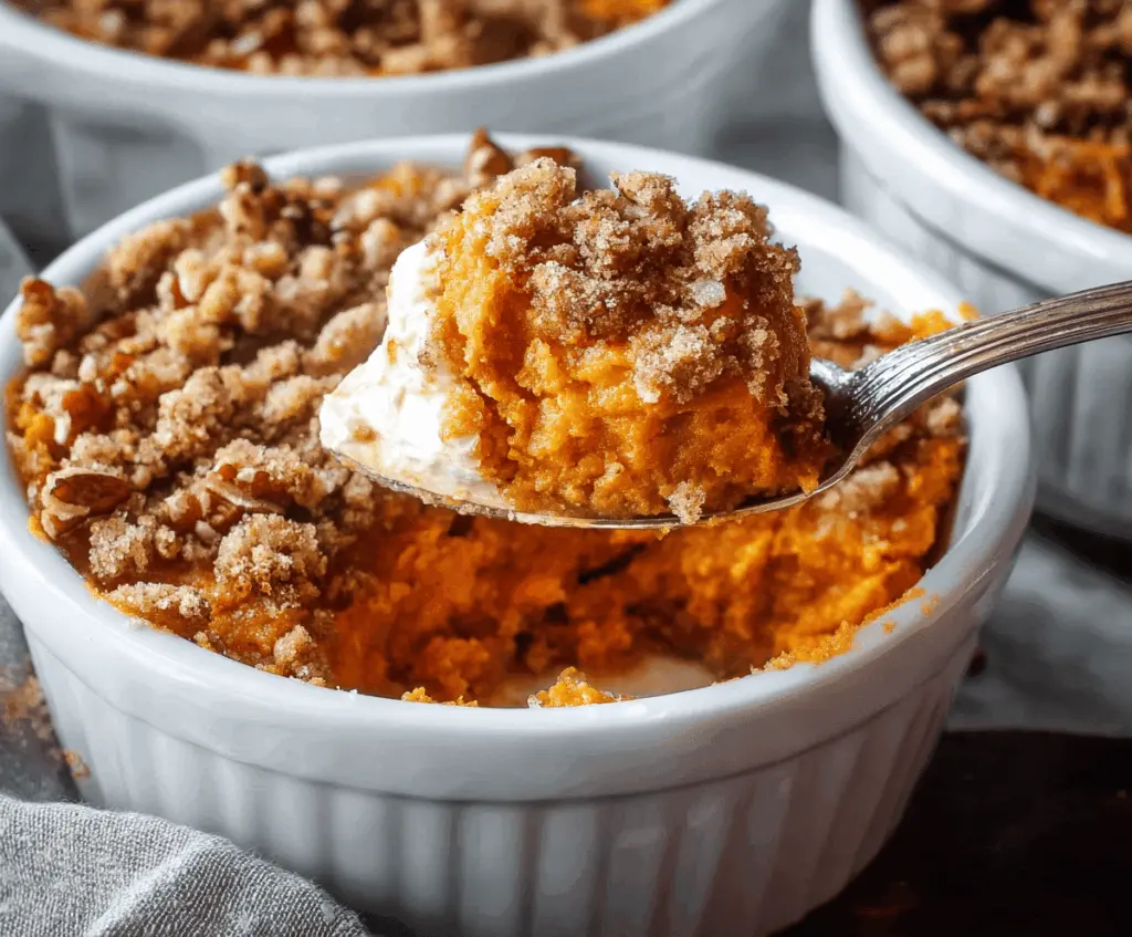Delicious Copycat Ruth’s Chris Sweet Potato Casserole topped with marshmallows and pecans, served as a perfect holiday side dish.
