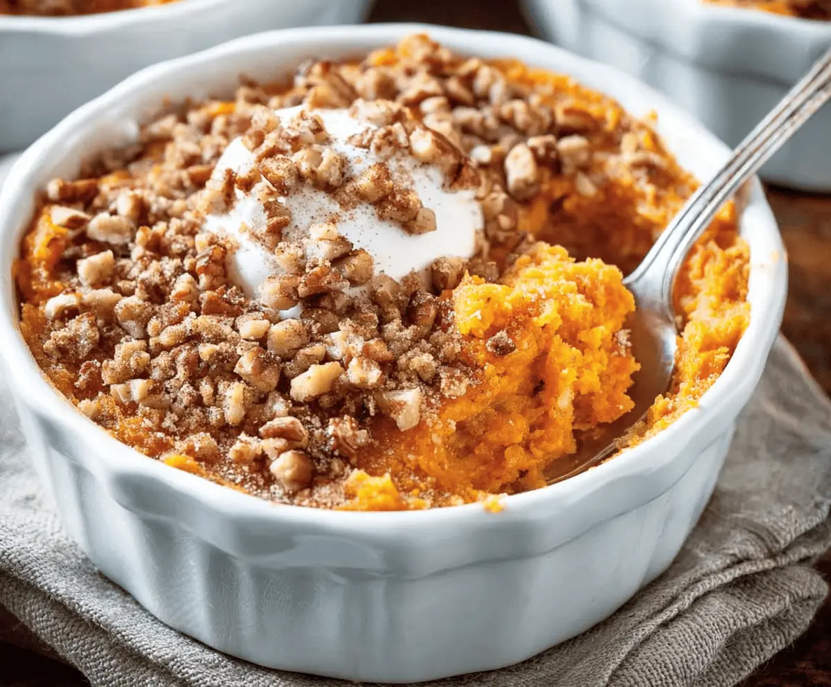 Easy Copycat Ruth’s Chris Sweet Potato Casserole