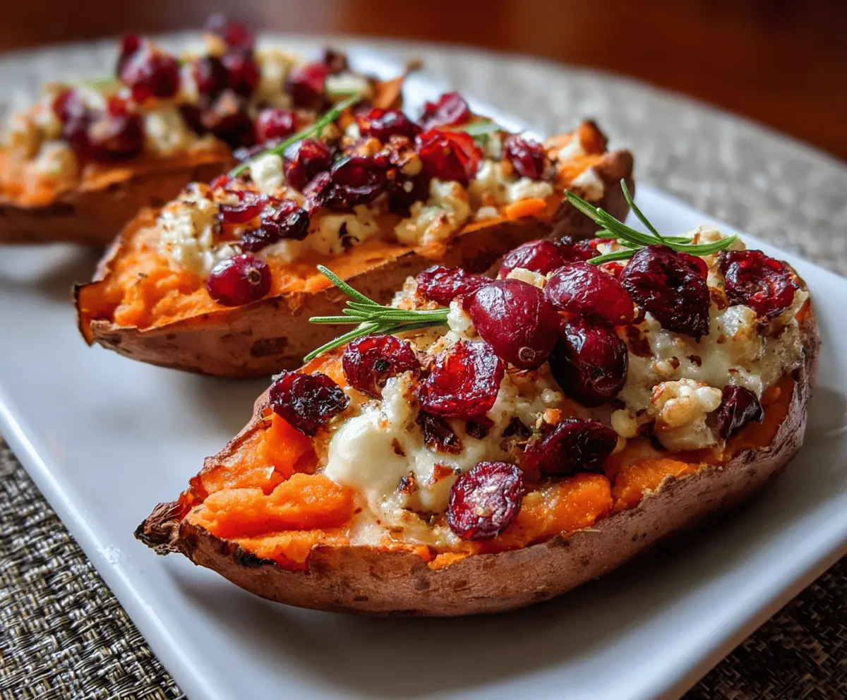 Cranberry Apple Sweet Potatoes