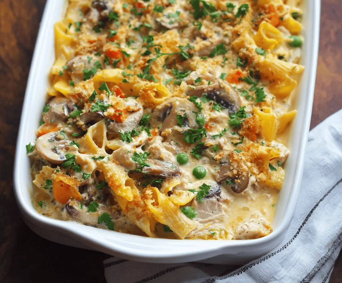 Easy Creamy Turkey Casserole Recipe