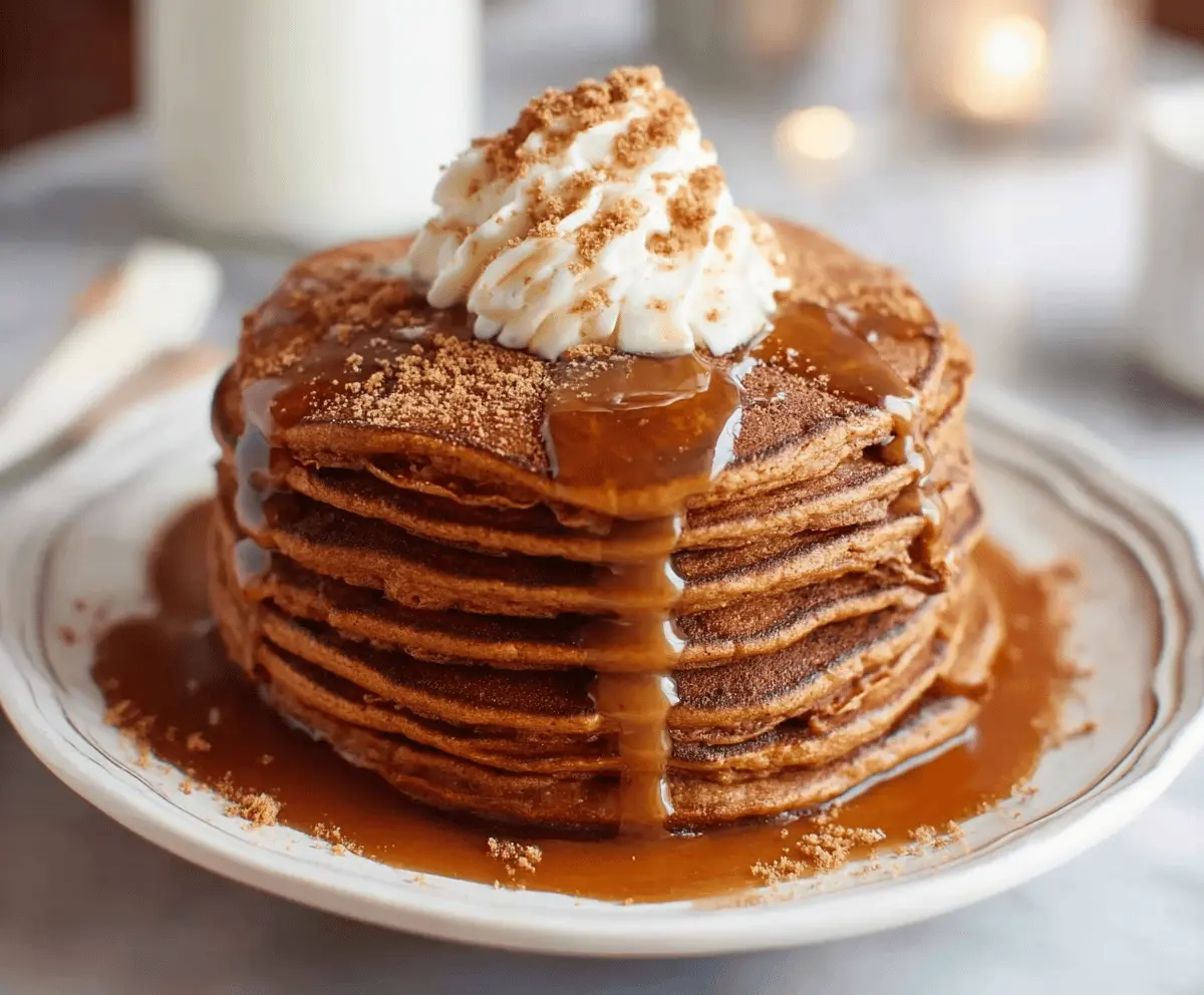 Easy Gingerbread Pancakes Recipe