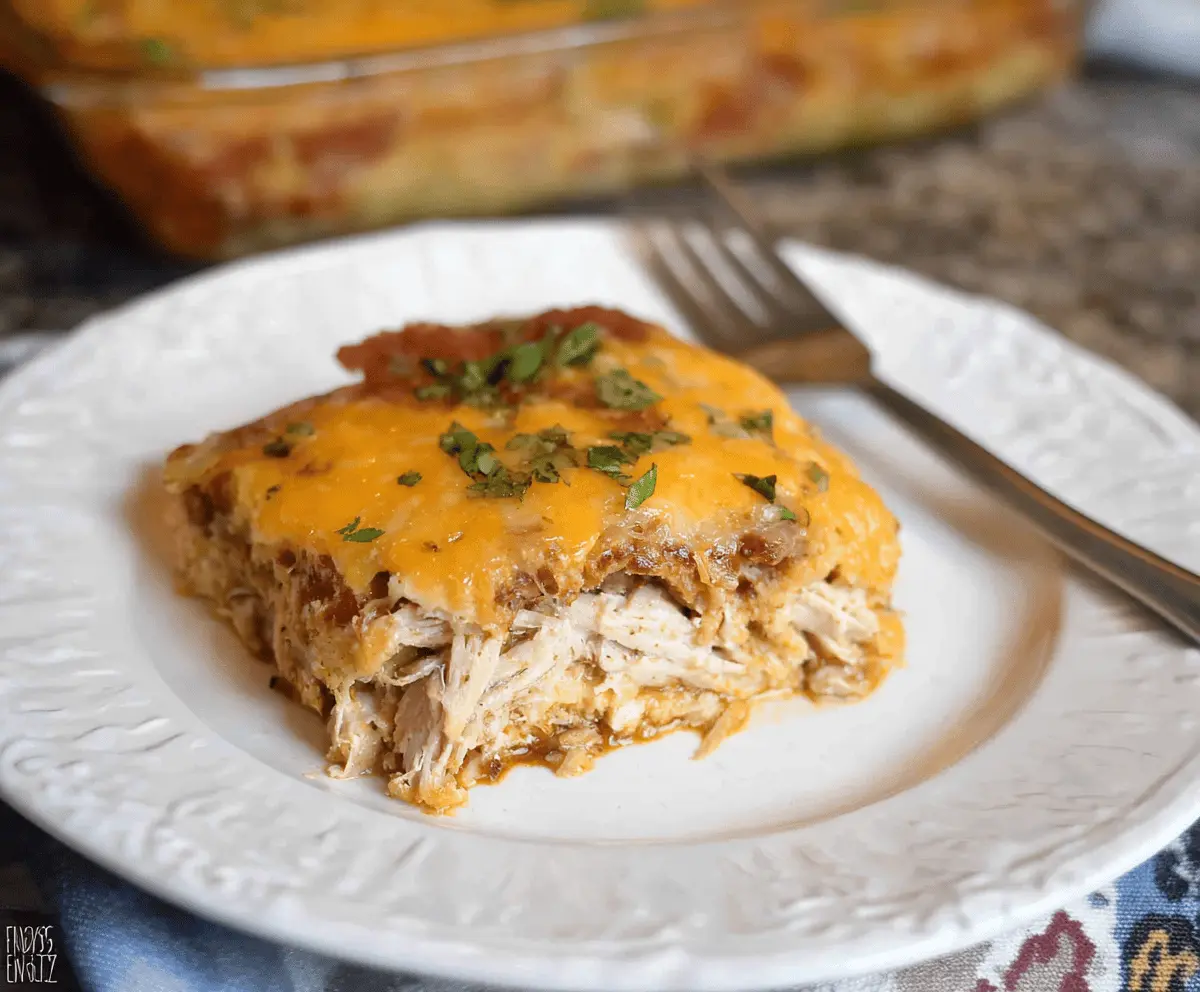 Easy Keto Mexican Chicken Casserole