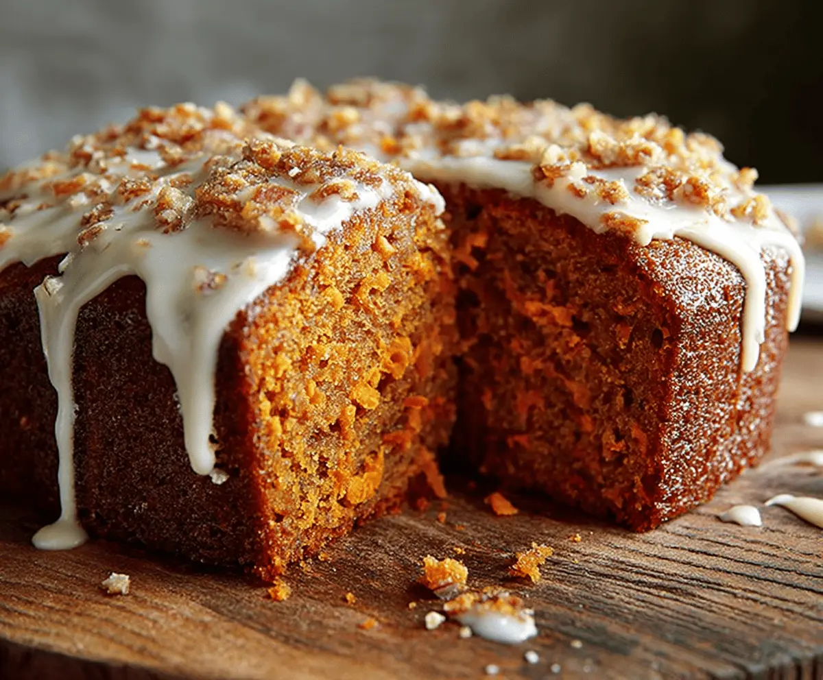 Easy Sweet Potato Butter Cake with Glaze