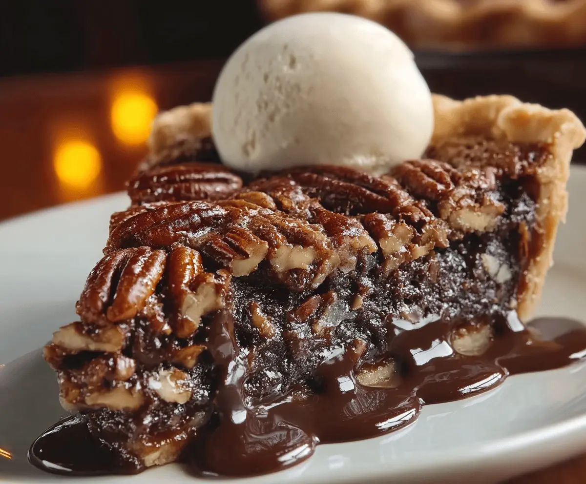 Best Texas Chocolate Pecan Pie
