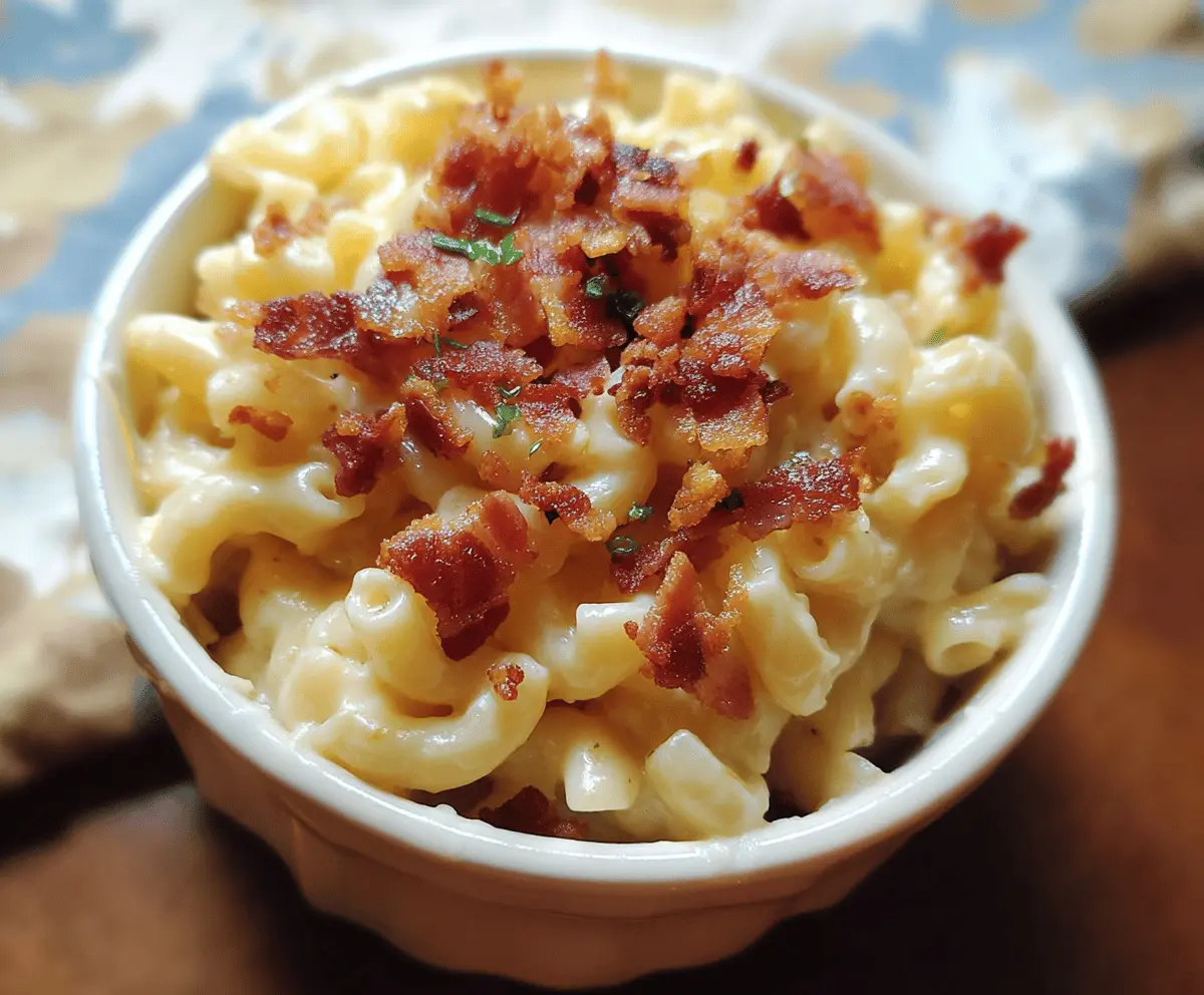 Creamy Bacon Mac and Cheese