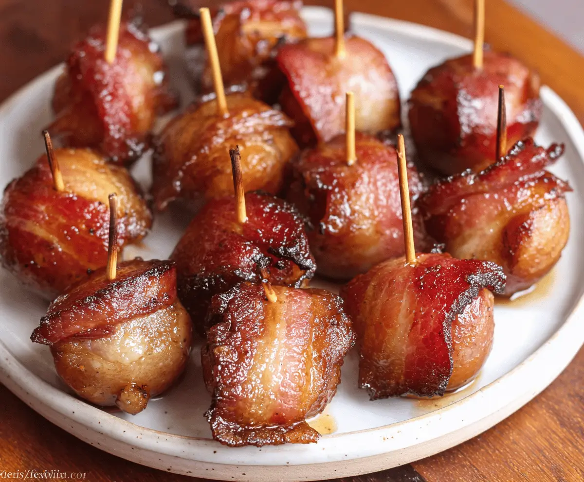 Easy Bacon Wrapped Water Chestnuts
