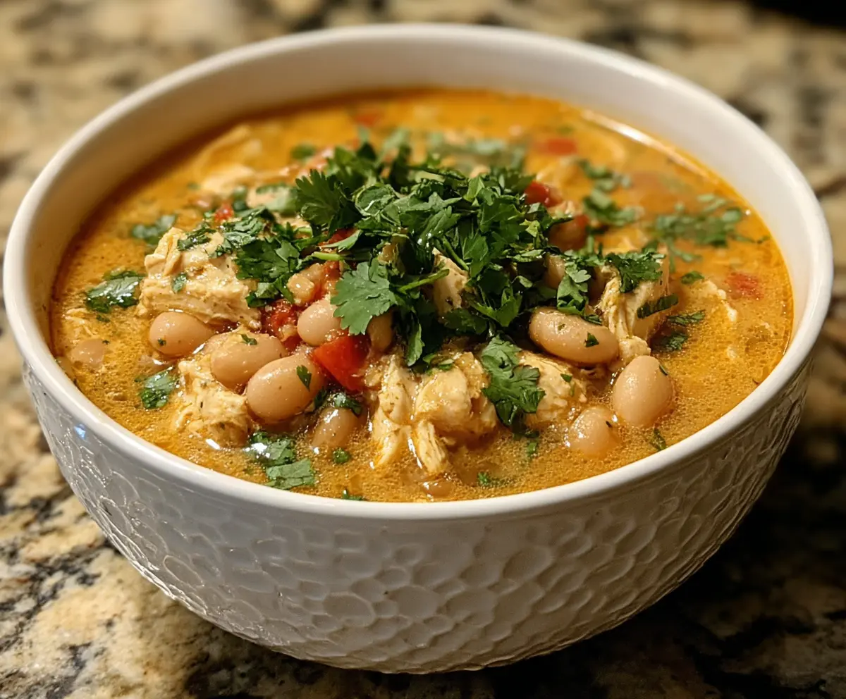 Easy Cajun White Chicken Chili