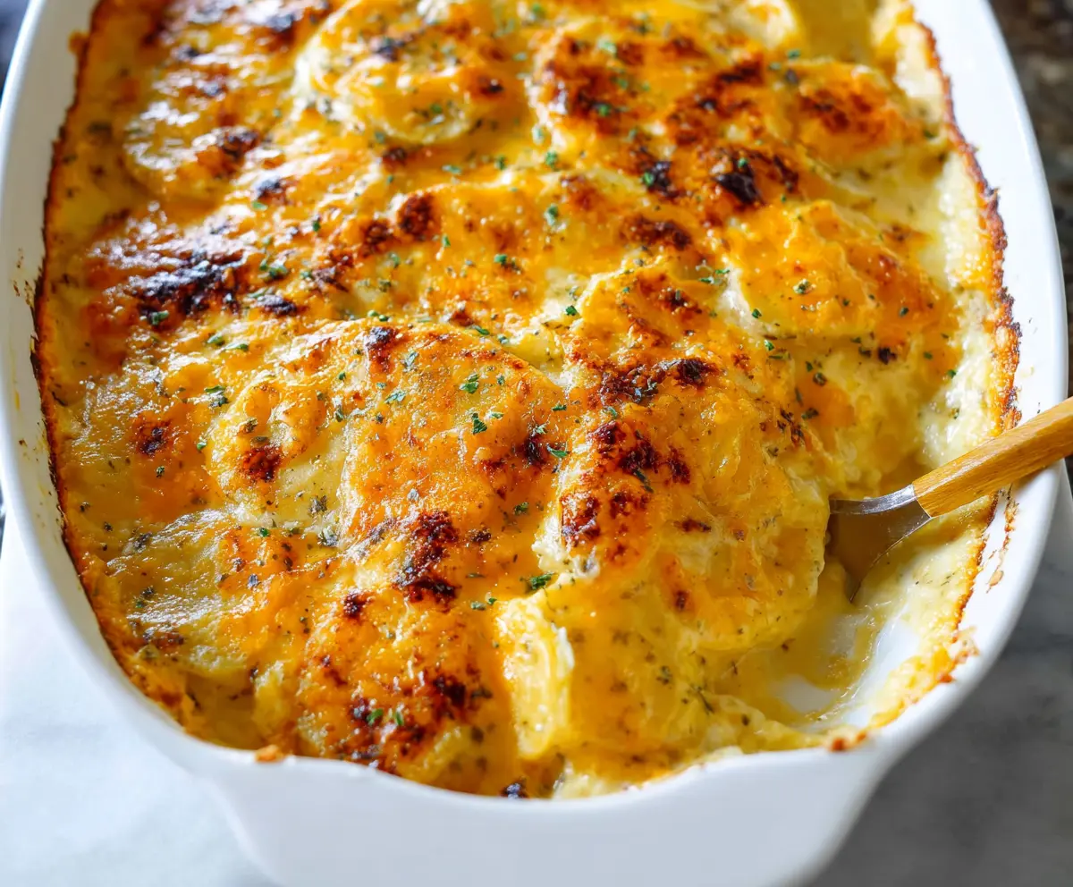 Easy Cheesy Scalloped Potatoes