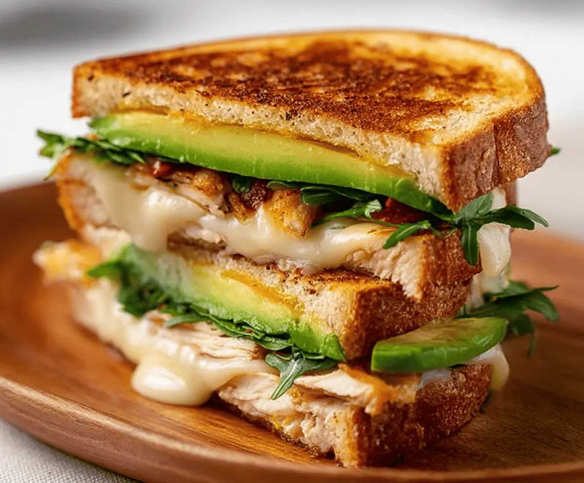 Easy Chicken Avocado Melt