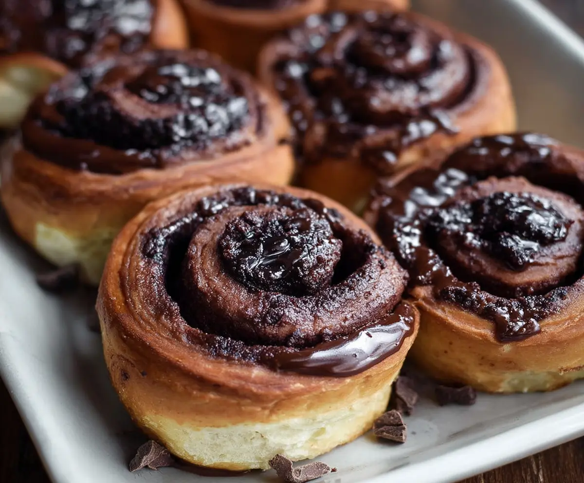 Easy Chocolate Cinnamon Rolls Recipe