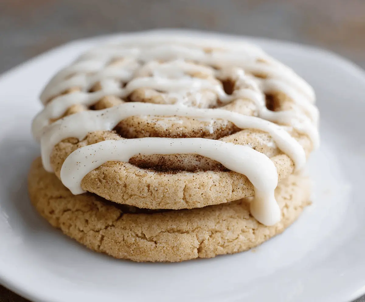 Soft Cinnamon Roll Cookies