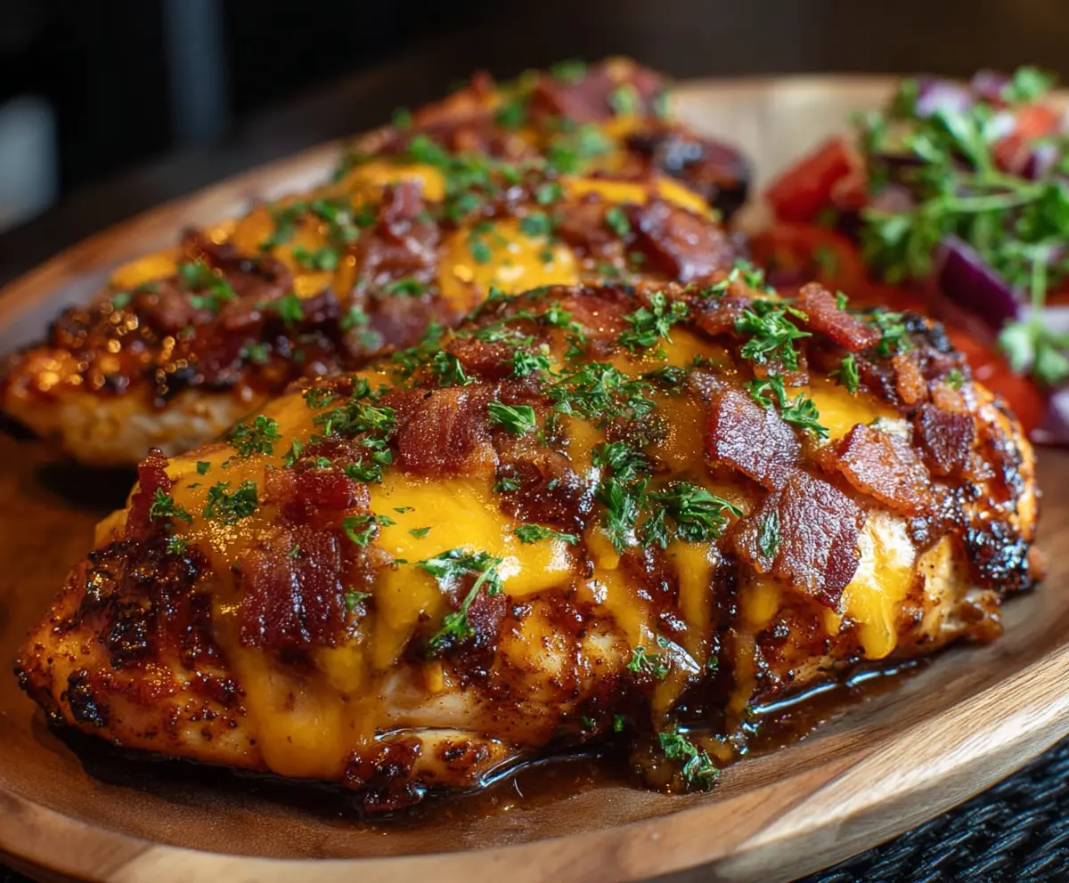 Easy Cowboy BBQ Bacon Cheddar Chicken