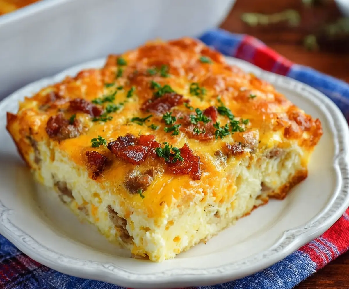 Easy Crack Breakfast Casserole Recipe