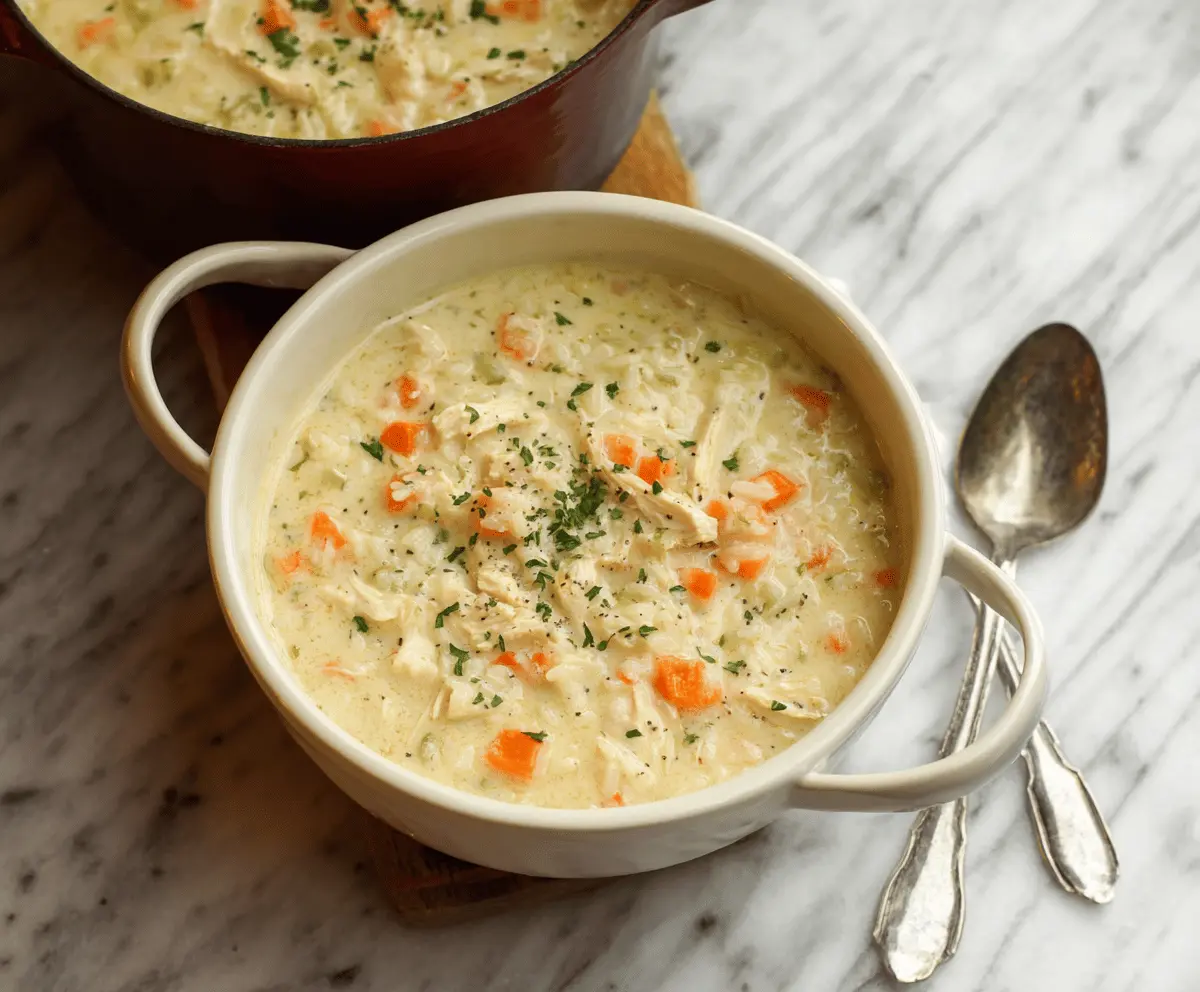 Creamy Chicken Rice Soup Recipe