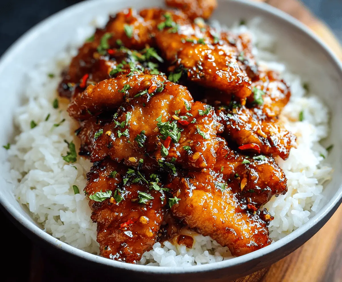 Crispy Honey Garlic Chicken Recipe