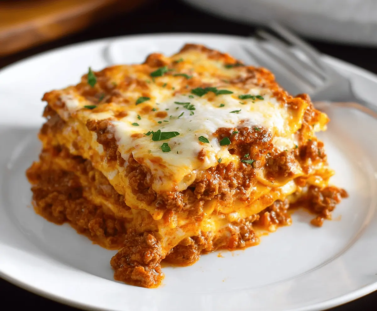 Easy Homemade Lasagna Recipe