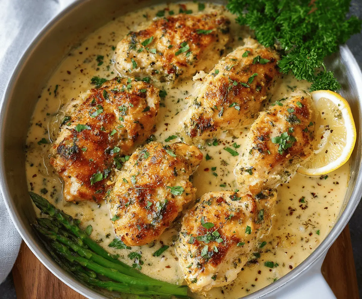 Easy Garlic Parmesan Chicken Bake