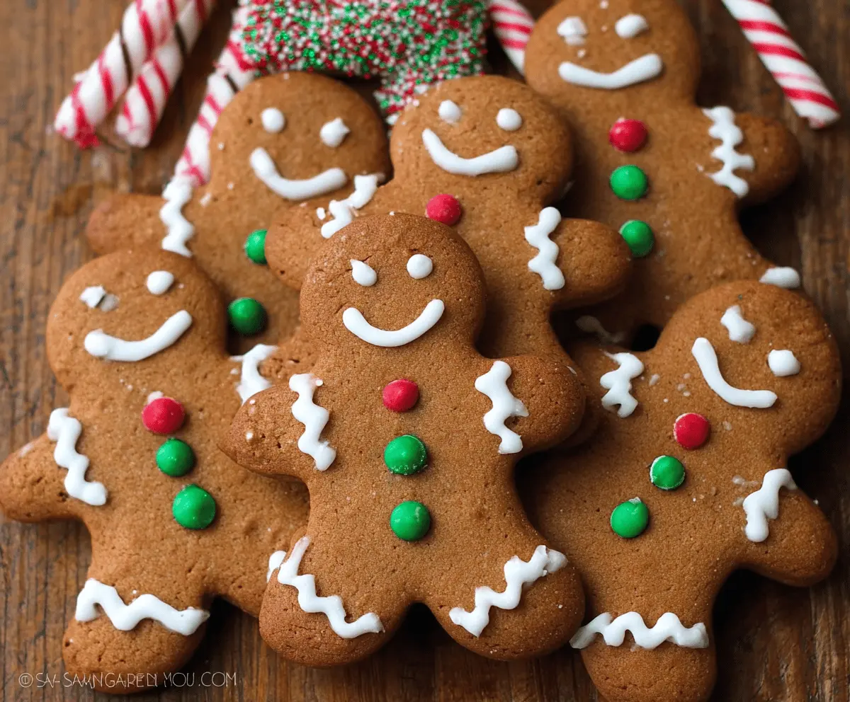 Easy Gingerbread Man Cookies Recipe