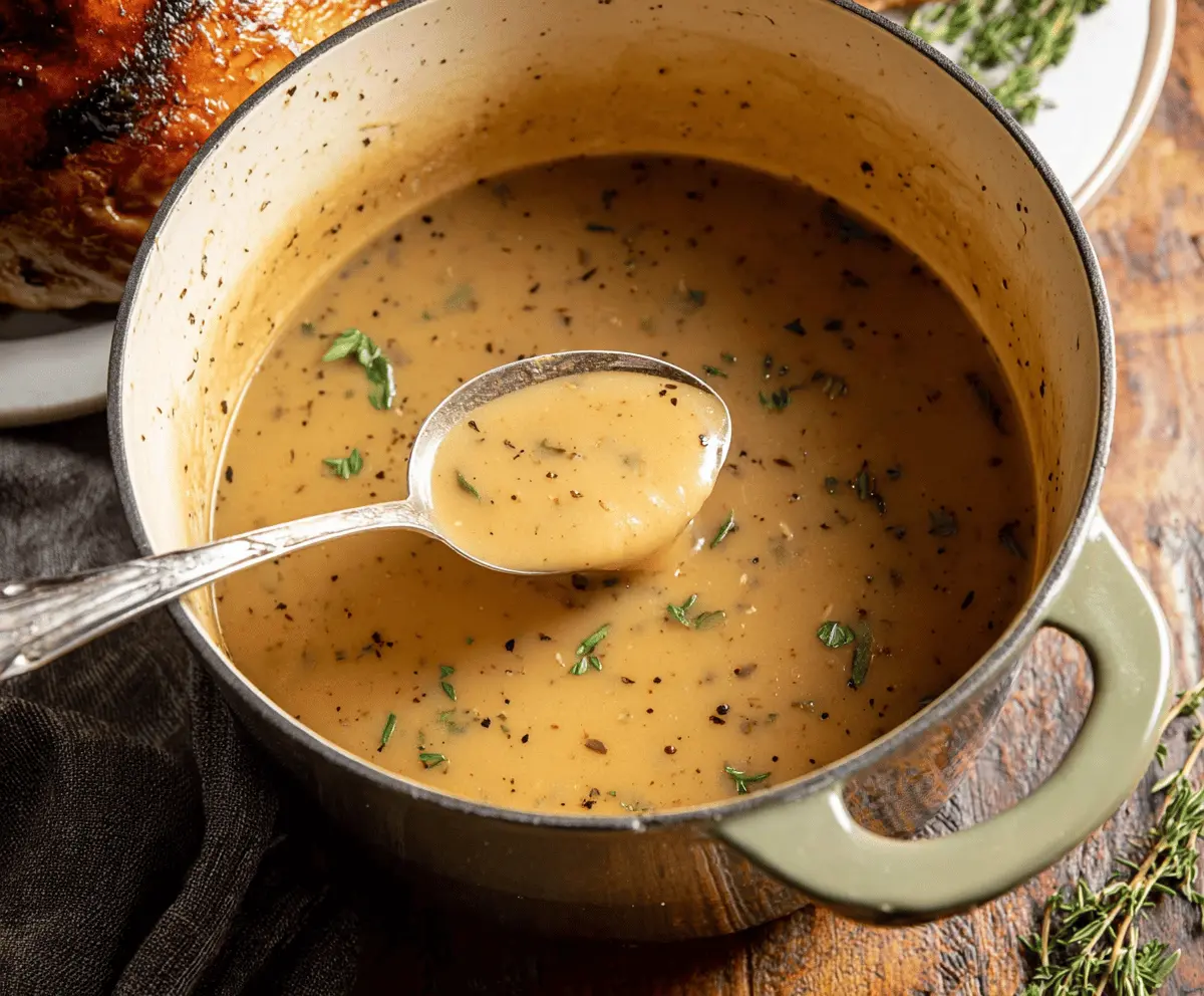 Perfect Turkey Gravy Recipe