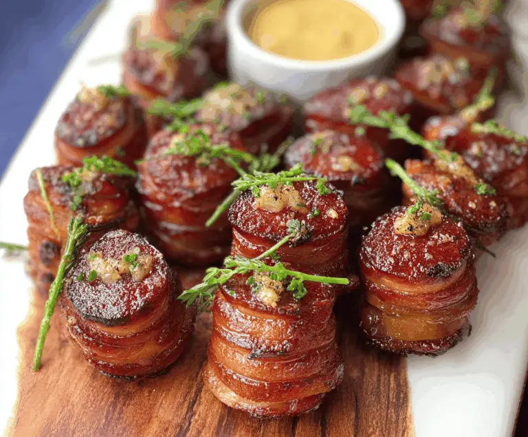 Delicious Savory Mustard Hasselback Kielbasa Bites served on a platter, perfect for appetizer moments.
