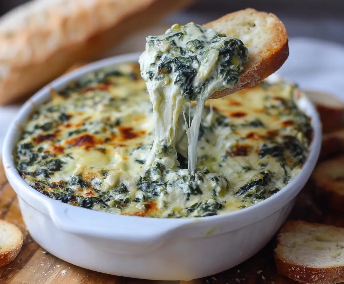 Creamy Spinach Artichoke Dip Recipe