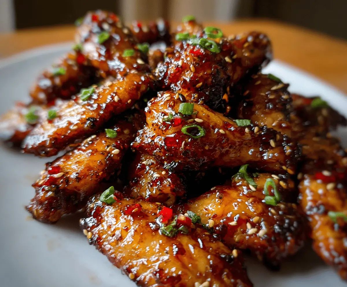 Sticky Pineapple Teriyaki Wings