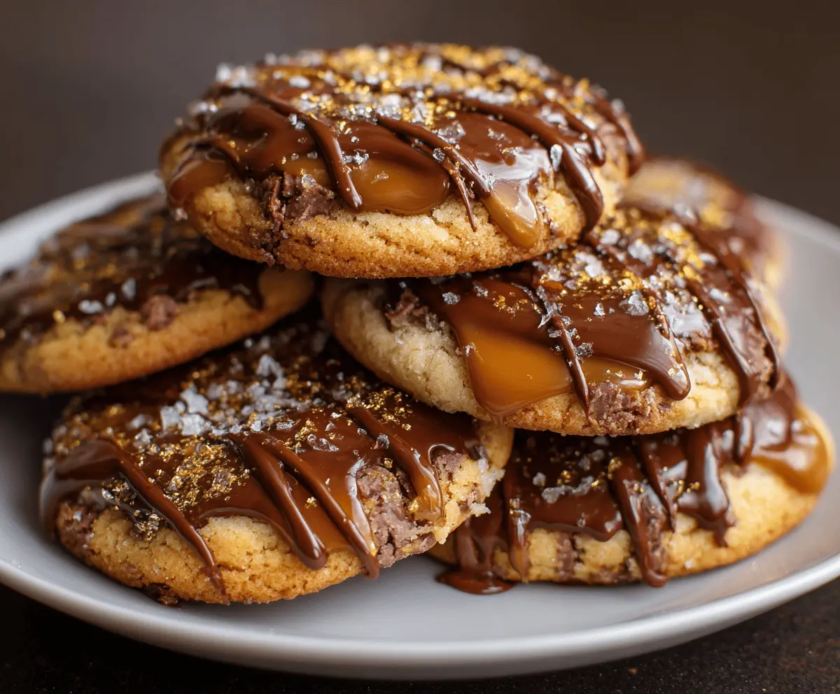 Easy Homemade Twix-Style Cookies