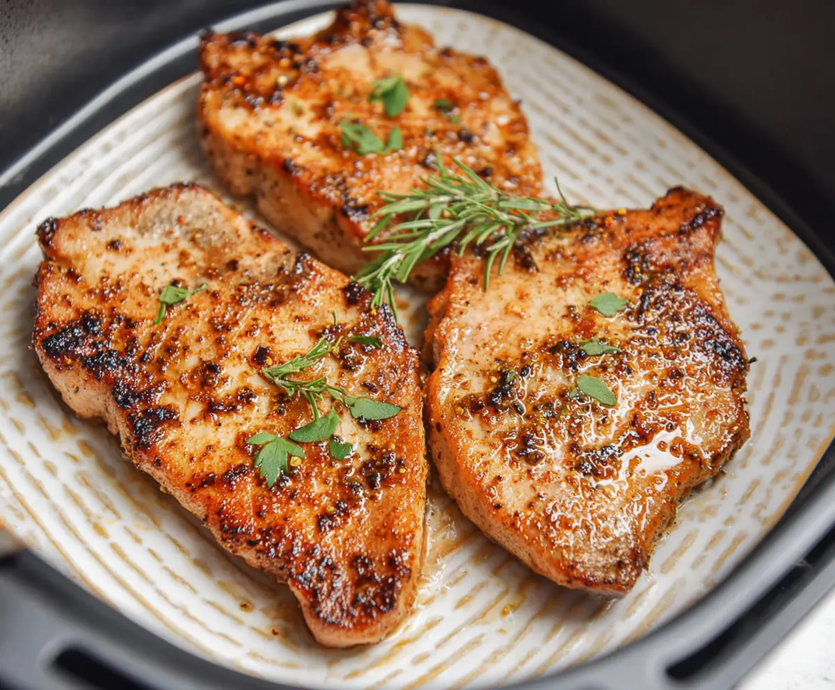 Crispy Air Fryer Thin Pork Chops