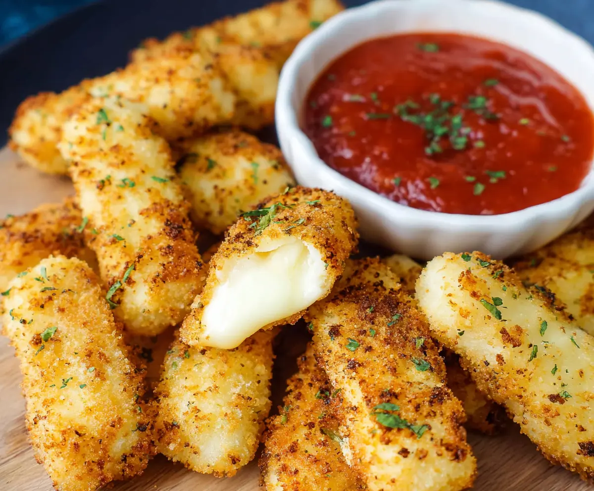 Easy Baked Mozzarella Sticks Recipe