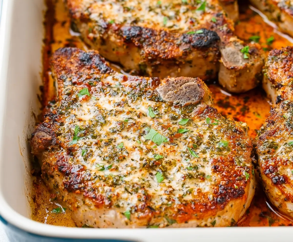 Easy Baked Ranch Pork Chops