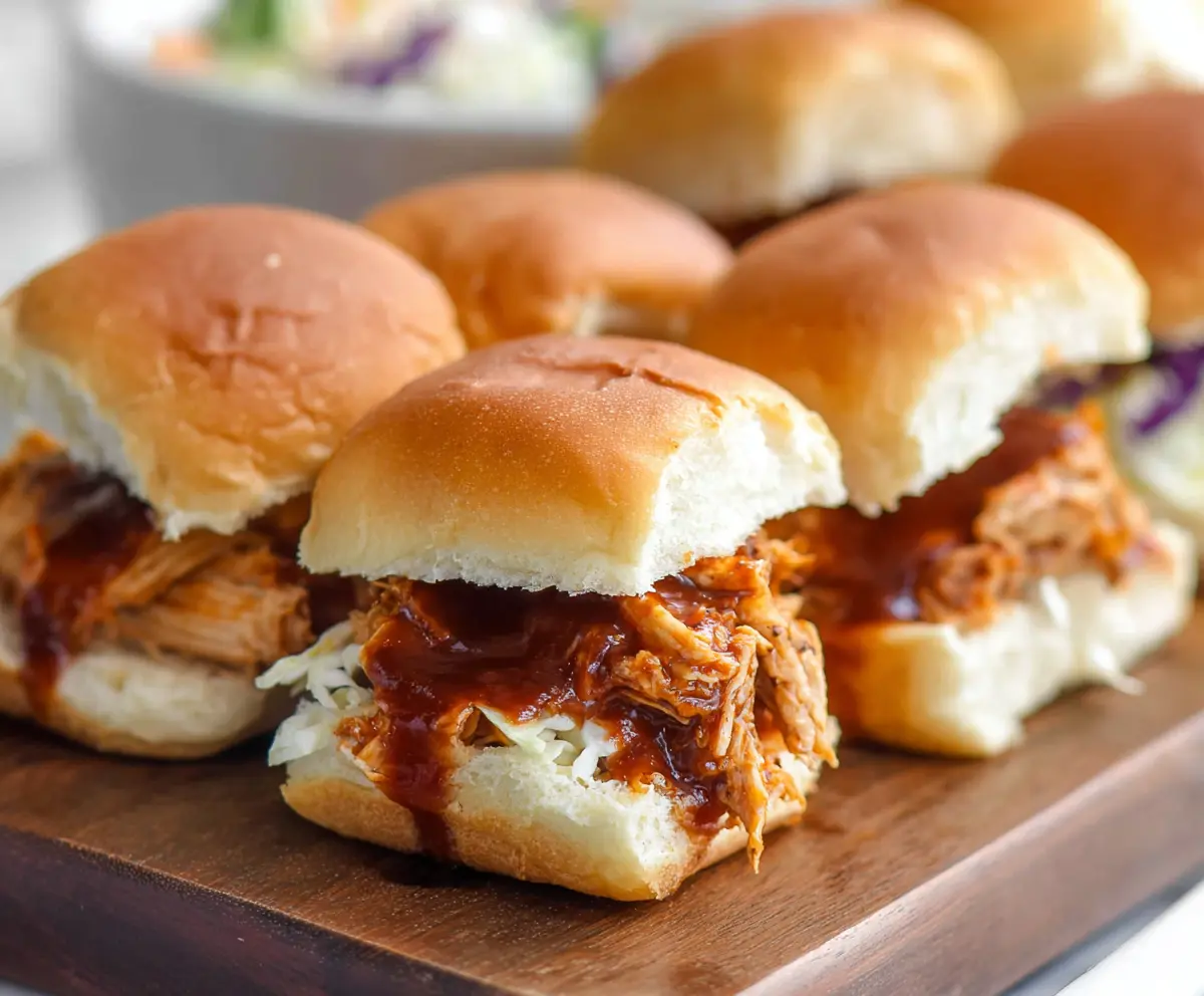 Easy BBQ Chicken Sliders Recipe