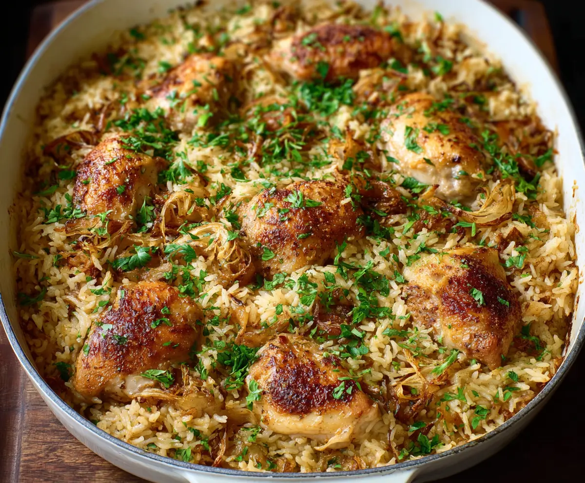 Easy Chicken and Rice Bake Recipe