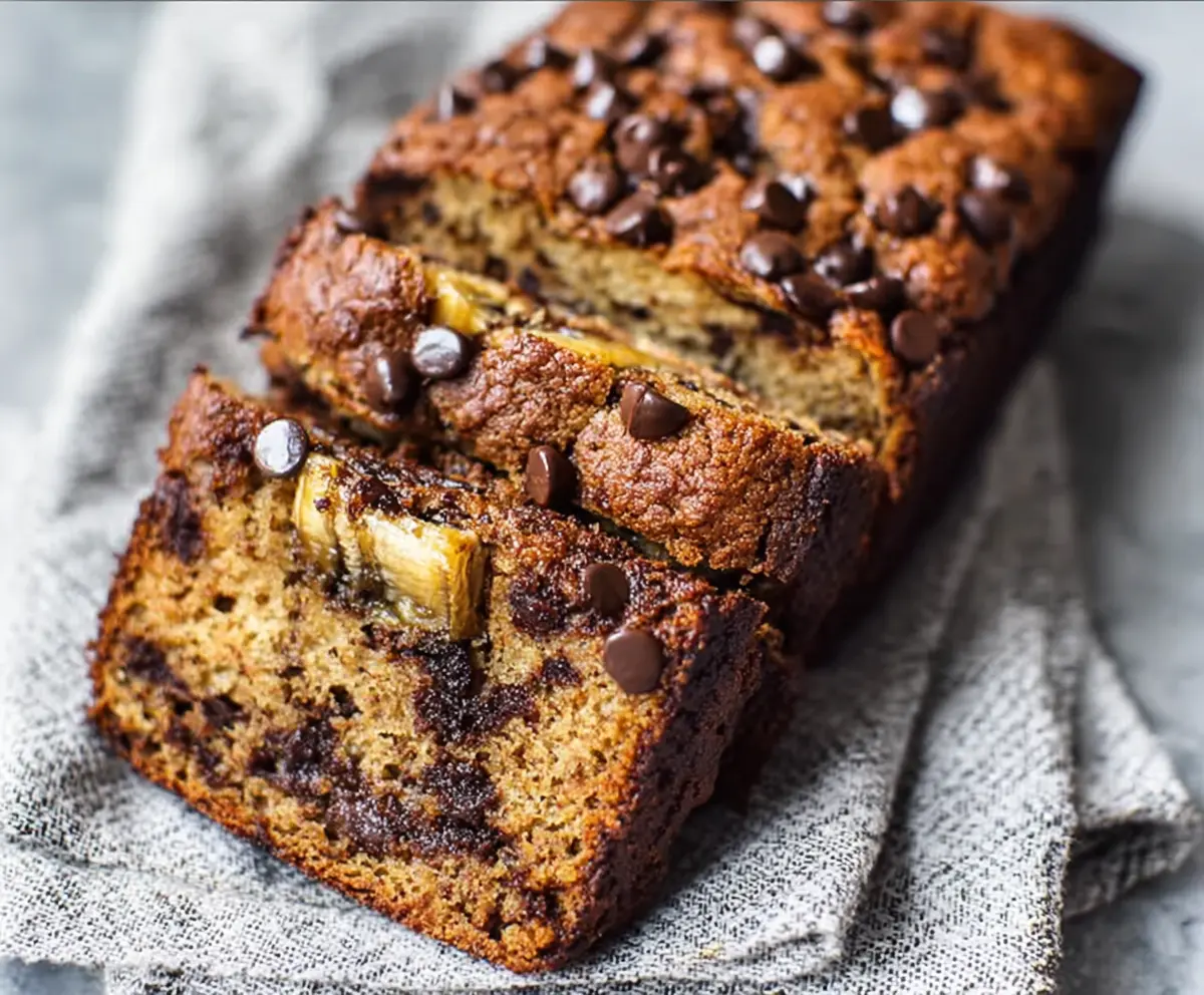 Easy Chocolate Chip Banana Bread