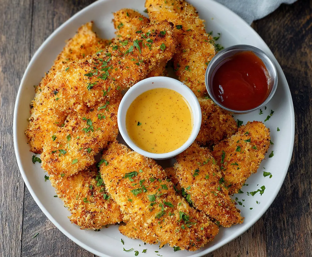 Crispy Oven Baked Chicken Tenders Recipe