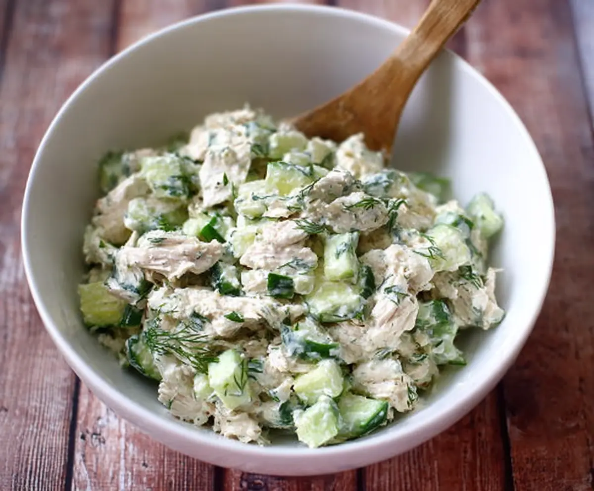 Easy Cucumber Dill Chicken Salad