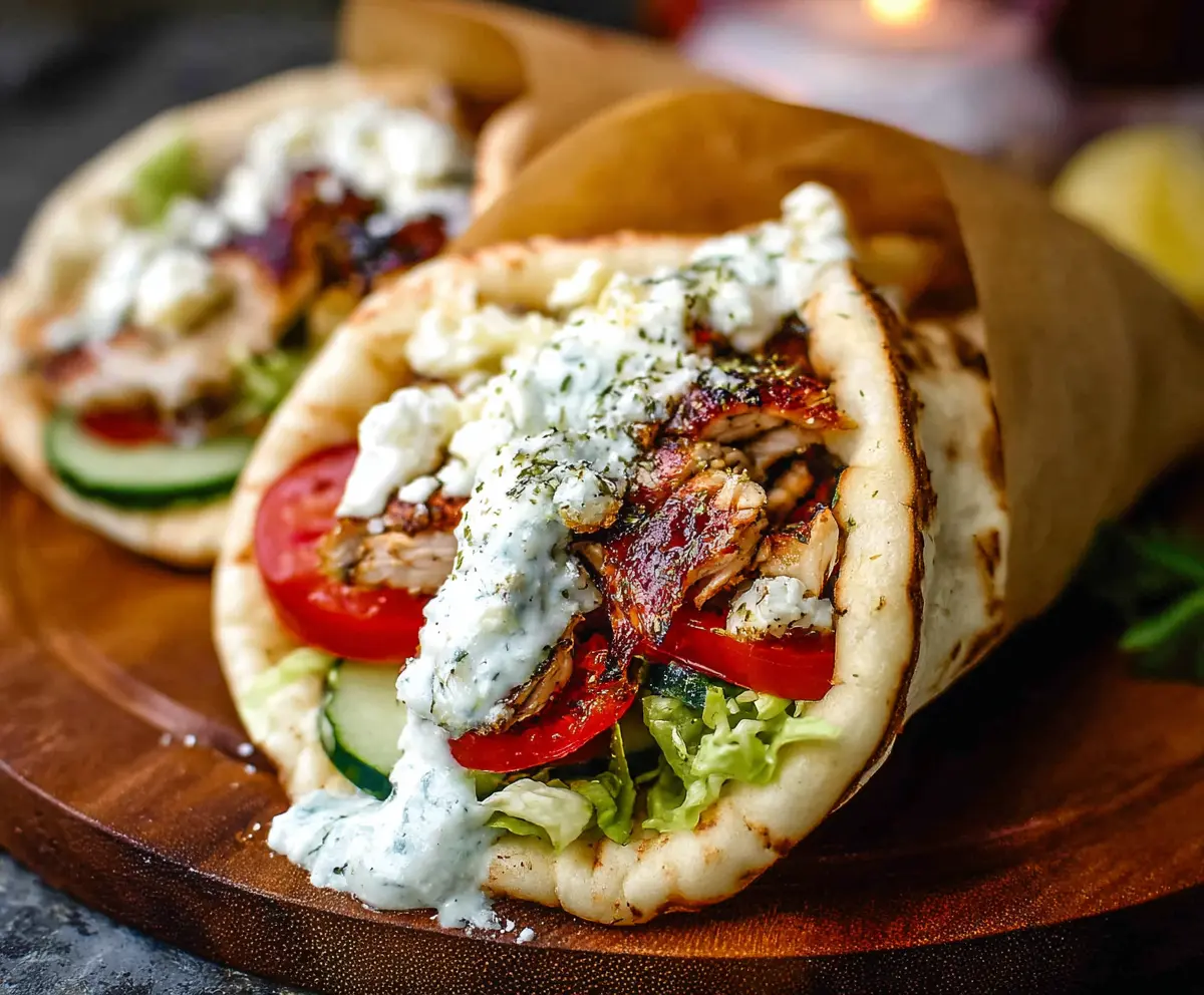 Easy Greek Chicken Gyros Recipe