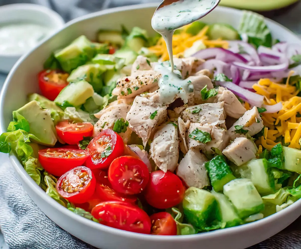 Healthy Ranch Chicken Salad Recipe