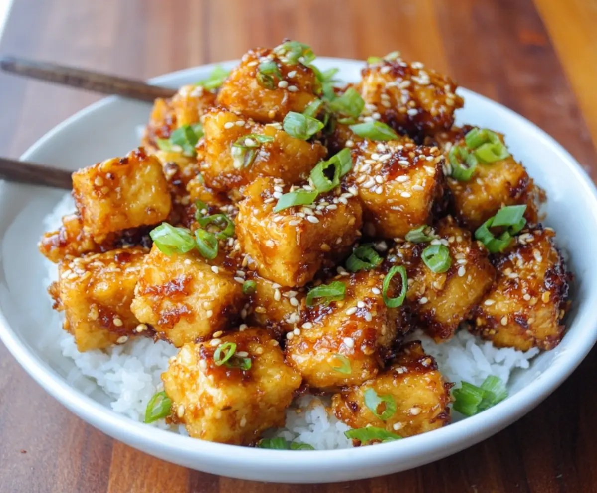 Easy Honey Garlic Tofu Recipe