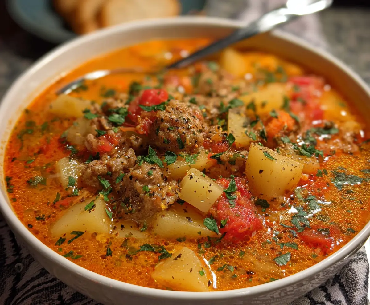 Hearty Italian Sausage Potato Soup