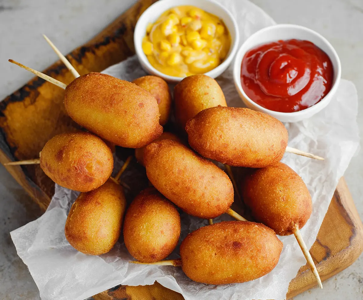 Easy Mini Corn Dogs Recipe
