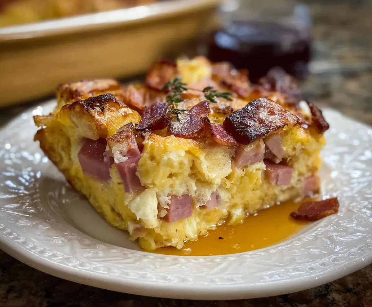 Easy Monte Cristo Breakfast Casserole