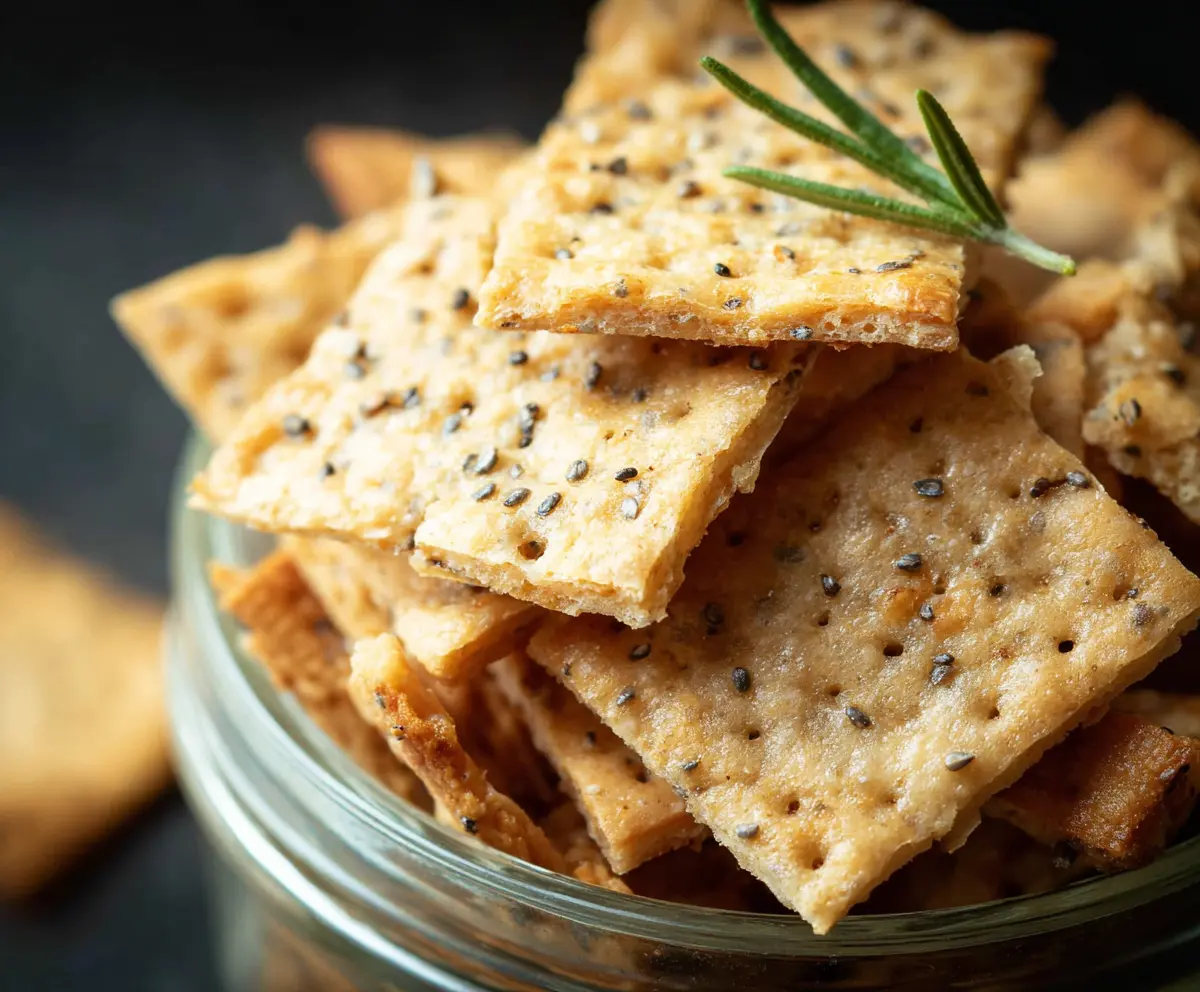 Crispy Sourdough Discard Crackers