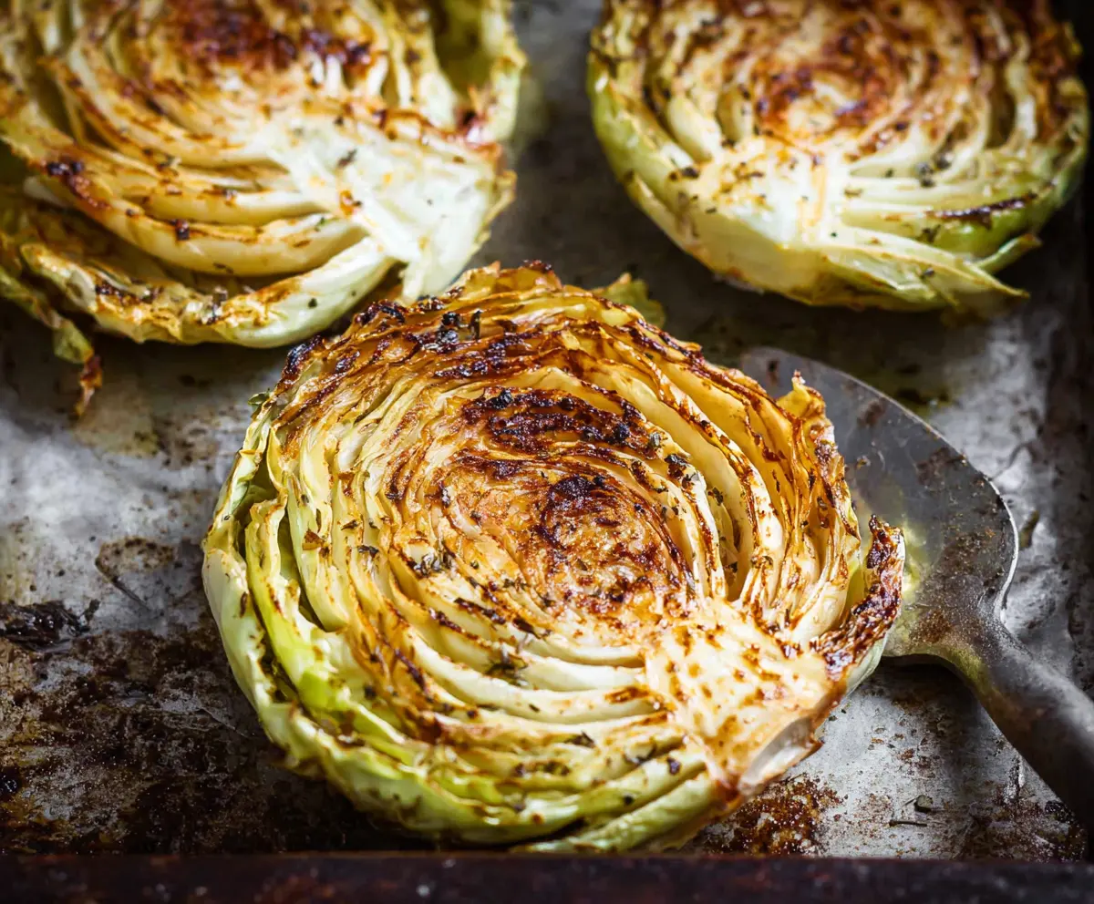 Easy Roasted Cabbage Steaks