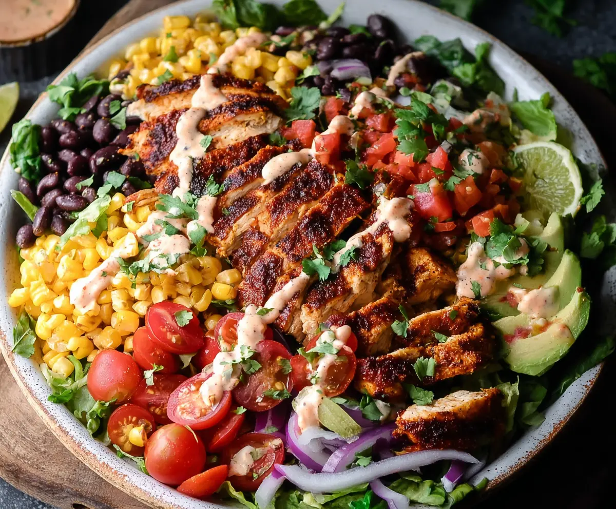 Easy Spicy Southwest Chicken Salad