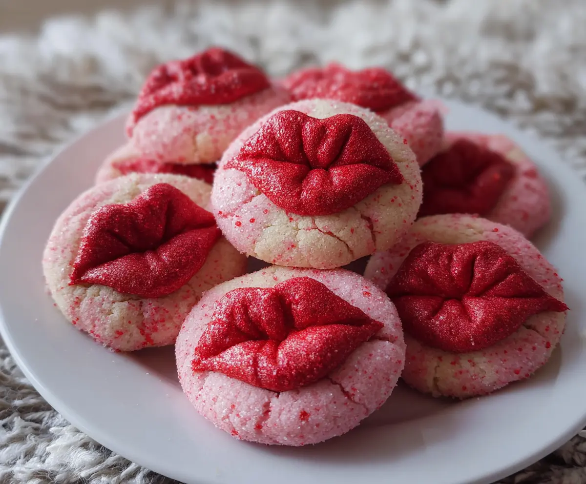 Sweet Strawberry Kiss Cookies Recipe