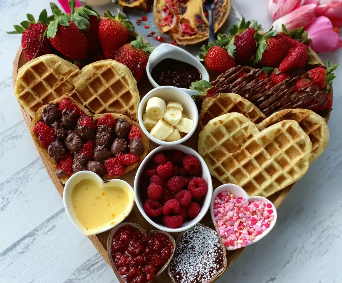 Valentine’s Day Waffle Board Ideas