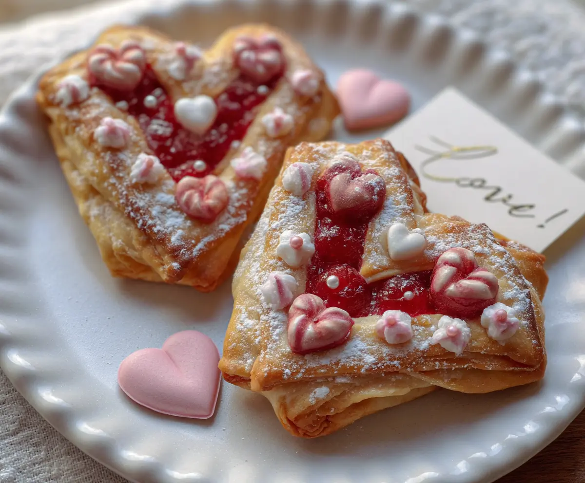 Sweet Valentines Love Letter Pastries