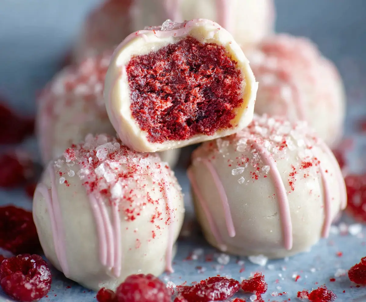 Delicious White Chocolate Raspberry Truffles