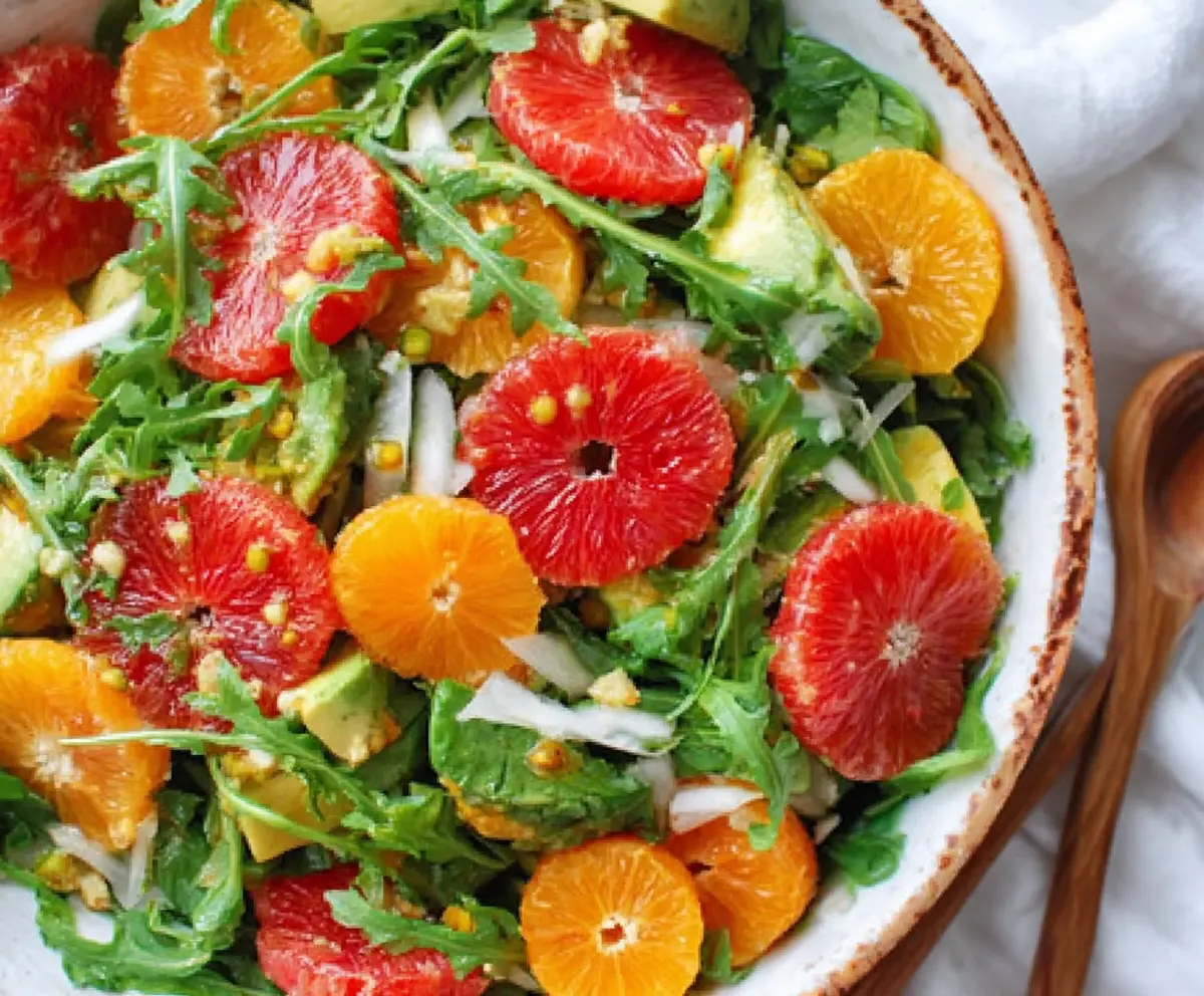 Fresh Winter Citrus & Arugula Salad